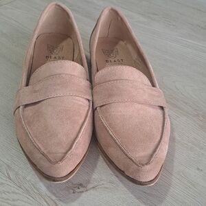 Tan loafer shoes